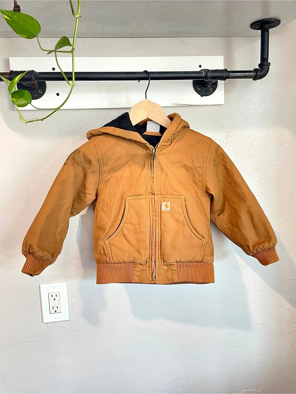 Carhartt Boys' Hooded Jacket, Size 4T